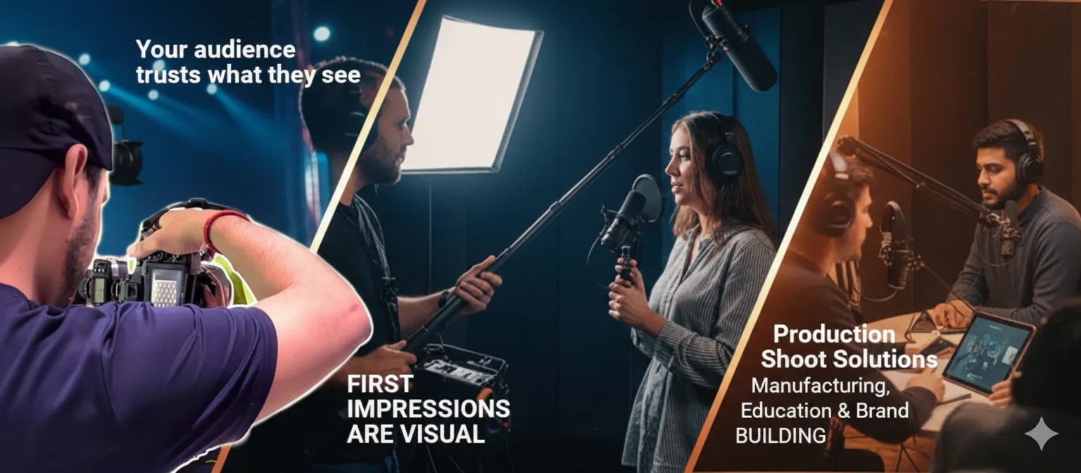 Virtual Pebbles - Production Shoot Services for Manufacturing industries and Education institutions